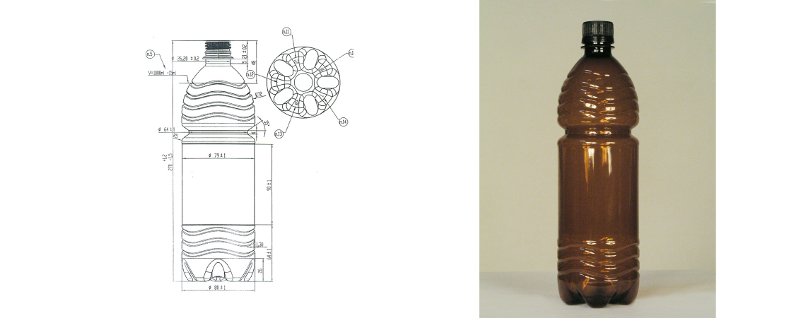 Пластиковые бутылки пэт бутылка 1 литр